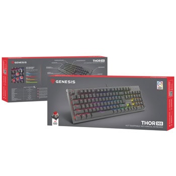 Genesis Thor 303 RGB Outemu Brown NKG-2177