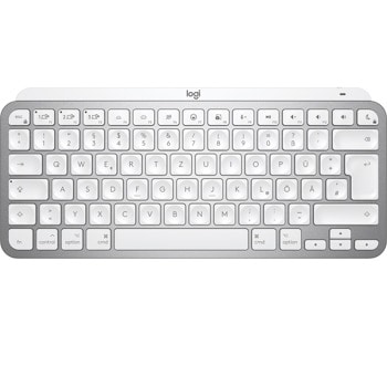 Клавиатура Logitech MX Keys Mini For Mac (920-010526), безжична Bluetooth, сива | JAR Computers Logitech MX Keys Mini For Mac 920-010526