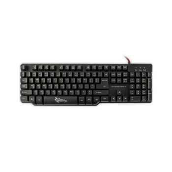 Клавиатура SBOX WHITE SHARK GK-1622, гейминг, (червена, синя и лилава) подсветка, метална основа, черна, USB | JAR Computers SBOX WHITE SHARK GK-1622
