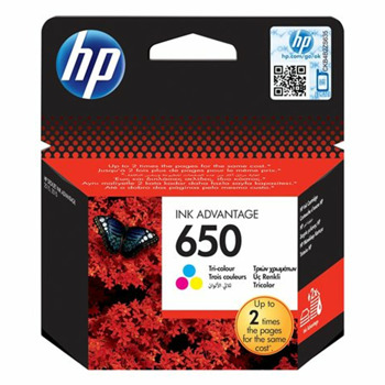 HP original Ink cartridge tri-colour CZ102AE#302