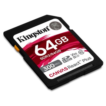 Kingston Canvas React SDXC 64GB SDR2-64GB