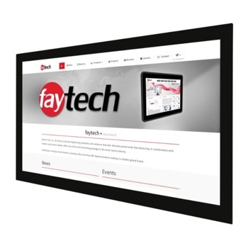 Индустриален монитор Faytech 1010501975 FT32HDKTMCAPHBOB, 31.5"(80.01 cm), Full HD Capacitive Multi Touch дисплей, VGA, HDMI, DVI-D, RS232 | JAR Computers Faytech 1010501975 FT32HDKTMCAPHBOB