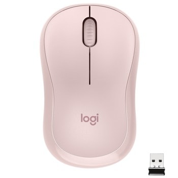 Мишка Logitech M220 Silent, оптична (1000dpi), безжична, USB, розова | JAR Computers Logitech M220 Silent Pink (910-006129)