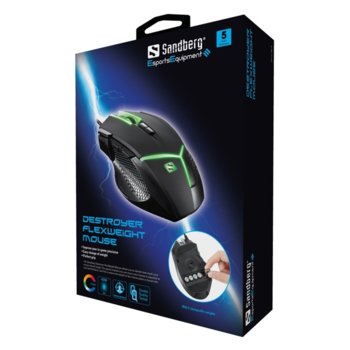 Sandberg Destroyer FlexWeight Mouse 640-19