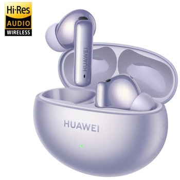 Слушалки Huawei FreeBuds 6i, безжични, Bluetooth, микрофон, ANC, 11mm динамични мембрани, IP54 водоустойчивост, до 8 часа време на работа, лилави | JAR Computers Huawei FreeBuds 6i Purple