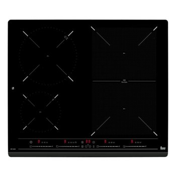 Стъклокерамичен плот за вграждане Teka SPACE IZF 6420, 4 нагревателни зони, автоматично изключване за безопастност, функция iCooking, индикатор за остатъчна топлина, сензорно управление тип Multislider PRO, iQuick Boiling, черен | JAR Computers Teka SPACE IZF 6420