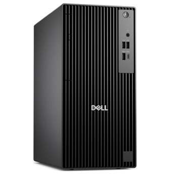 Настолен компютър Dell Pro Tower (BTO010_QCT1250_EMEA), четиринадесетядрен Intel Core i5-14500 2.6/5.0GHz, 16GB DDR5, 512GB SSD NVMe, 1x USB 3.2 Gen 1 Type-C, клавиатура и мишка, Windows 11 Pro | JAR Computers Dell Pro Tower QCT1250 BTO010_QCT1250_EMEA