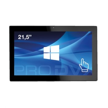 All in One компютър ProDVX IPPC-22, четириядрен Braswell Intel Celeron N3160 1.6/2.24 GHz, 21.5" (54.61 cm) Full HD LED Capacitive Multi Touch Display, 4GB DDR3L, 64GB SSD, USB 3.0, Free DOS | JAR Computers ProDVX IPPC-22