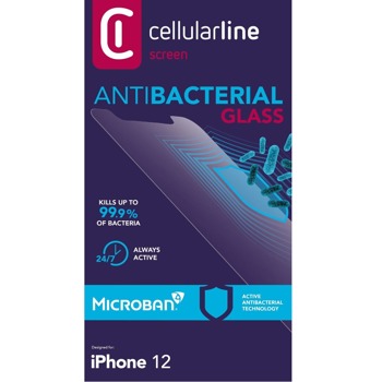 Cellularline Microban TG for iPhone 12 mini