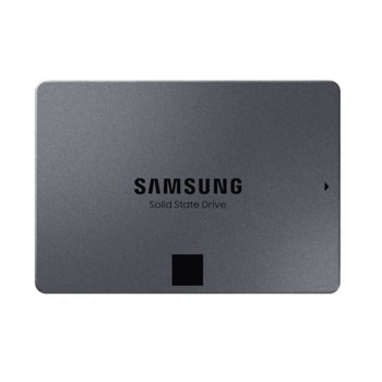 Памет SSD 2TB, Samsung 870 QVO (MZ-77Q2T0BW), SATA 6Gb/s, 2.5"(6.35 cm), скорост на четене 560 MB/s, скорост на запис 530 MB/s | JAR Computers Samsung 870 QVO 2TB