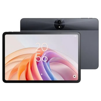 Таблет TCL Tab 11 FE (9465X2-2CLCA111)(сив), 11" (27.94cm) WUXGA 400nits NXTVISION Display, осемядрен MediaTek Helio G80 2.0 GHz, 4GB RAM, 128GB Flash памет (+microSD слот), 8 & 5 Mpix камера, Android | JAR Computers TCL Tab 11 FE Space Grey 9465X2-2CLCA111