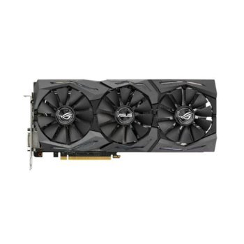 Видеокарта GeForce GTX 1070 с безплатен код за игра, 8GB, Asus STRIX GTX1070-O8G GAMING, PCI-E 3.0, GDDR5, 256 bit, Display Port, HDMI, DVI | JAR Computers Asus STRIX GTX1070-O8G GAMING + Game