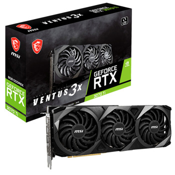 Видео карта NVIDIA GeForce RTX 3070 Ti, 8GB, MSI VENTUS 3X, PCI-E 4.0, GDDR6X, 256-bit, DisplayPort, HDMI | JAR Computers MSI GeForce RTX3070TI VENTUS 3X 8G