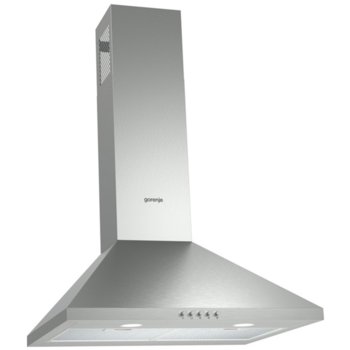 Абсорбатор Gorenje WHC 623 E 16X, свободностоящ, колонен, енергиен клас B, 141 W, циркулация 505 m³/h, 1 мотор, LED осветление, Полиуретанови филтри, ниско ниво на шума, сребрист | JAR Computers GORENJE WHC 623 E 16X