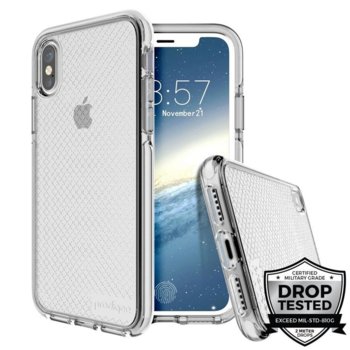 Prodigee Safetee case for iPhone XS silver