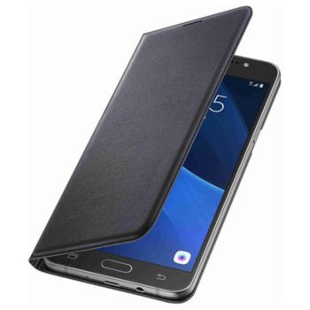 Samsung Galaxy J7 (2016), Flip Cover, Black
