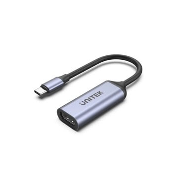 Преходник Unitek V1416B, от USB-C(м) към HDMI(ж), сив | JAR Computers Unitek V1416B