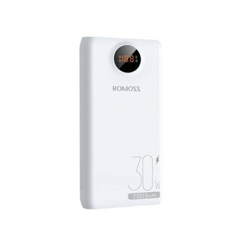 romoss sw20s pro digital display 20000 mah бял
