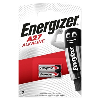 Батерии алкални Energizer, LR27, 12V, 2бр. | JAR Computers Батерии алкални Energizer LR27 12V 2бр.