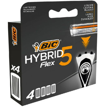 Резервни ножчета за самобръсначка BIC Hybrid 5 Flex, 4 бр. | JAR Computers BIC Hybrid Flex 5 4бр