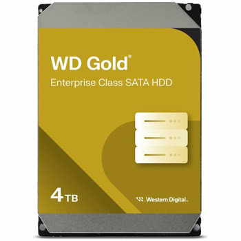 Твърд диск 4TB Western Digital Gold Enterprise WD4004FRYZ, SATA 6Gb/s, 7200rpm, 256MB кеш, 3.5"(8.89cm) | JAR Computers Western Digital Gold WD4004FRYZ 4TB
