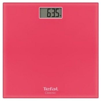 Цифров кантар Tefal Classic PP1134VO, капацитет до 160 кг., закалено стъкло, корал | JAR Computers Кантар Tefal PP1134VO