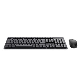 Комплект клавиатура и мишка Trust Ody II, безжични, 1600dpi, USB, черен | JAR Computers TRUST Ody II Wireless Keyboard & Mouse