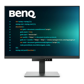Монитор BenQ RD280U (9H.LM1LJ.TBE), 28.2" (71.62cm) IPS панел, 4К/UHD, 5ms, HDR10, 400cd/m2, DisplayPort, HDMI, USB 3,2 Gen 1, USB 3.2 Gen 1 Type-C | JAR Computers BenQ RD280U 9H.LM1LJ.TBE