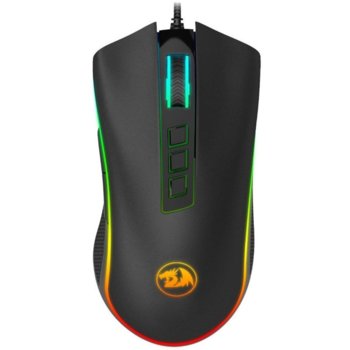 Мишка Redragon Cobra M711, оптична, 3000dpi, 9 бутона, RGB, USB, черна | JAR Computers Redragon Cobra M711 Black