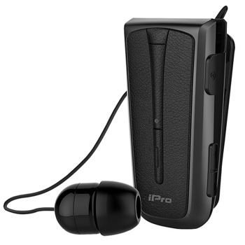 Слушалка iPro RH219s Black/Grey, безжична, Bluetooth 5.0, микрофон, тип "тапа", до 7 часа време на работа, технология Multipoint за едновременно свързване с две устройства, черно-сива | JAR Computers iPro RH219s Black/Grey RH219SBK/G