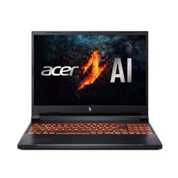 Лаптоп Acer Nitro V16 ANV16-41-R3NF (NH.QRWEX.00D), шестядрен AMD Ryzen 5 8645HS 4.3/5.0GHz, 16" (40.64 cm) WUXGA IPS 165Hz Anti-Glare Display & GF RTX 3050 6GB, (HDMI), 16GB DDR5, 512GB SSD, 1x USB 4.0 Type-C, No Os | JAR Computers Acer Nitro V16 ANV16-41-R3NF