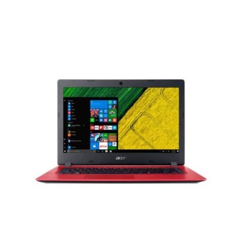 Лаптоп Acer Aspire 1 A114-31-C6RC (NX.GQAEX.017)(червен), двуядрен Apollo Lake Intel Celeron N3350 1.1/2.4 GHz, 14.0" (35.56 cm) HD Anti-Glare LED-Backlit Display, (HDMI), 4GB, 64GB eMMC, 1x USB 3.0, Linux image