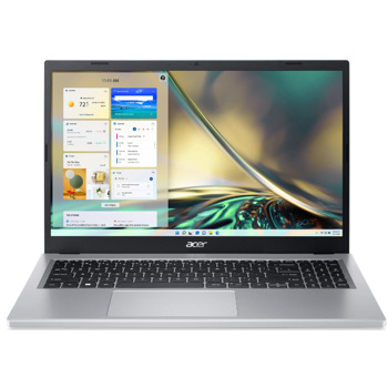 Лаптоп Acer Aspire 3 A315-24P-R2X9 (NX.KDEEX.00R)(сребрист), четириядрен AMD Ryzen 3 7320U 2.4/4.1GHz, 15.6" (39.62 cm) Full HD Anti-Glare Display, (HDMI), 8GB DDR4, 512GB SSD, 1x USB 3.2 Gen 2 Type-C, Free DOS | JAR Computers Acer Aspire 3 A315-24P-R2X9 NX.KDEEX.00R