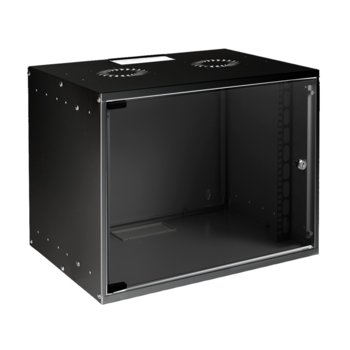 Комуникационен шкаф Mirsan MR.WTC16U50.01, 19", 16U, 540 x 750 x 500 мм, за монтаж на стена, черен | JAR Computers Mirsan MR.WTC16U50.01