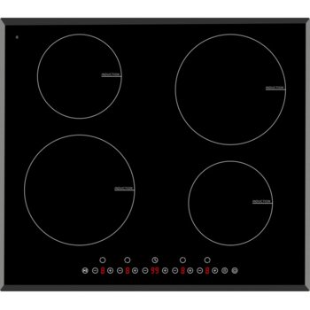 Индукционен плот за вграждане Arielli ACH-704IND, 4 нагревателни зони, индикатор за остатъчна топлина, сензорно управление, черен | JAR Computers ARIELLI MG16993 ACH-704IND