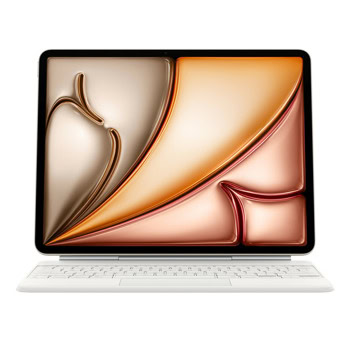 Клавиатура за таблет Apple Magic Keyboard (MDFW4BG/A), съвместима с iPad Air 13-inch (M3)/(M2), кирилизирана по БДС, бяла | JAR Computers Apple Magic Keyboard for iPad Air 13-inch (M3) BG