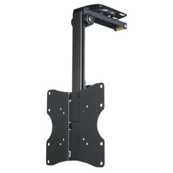 Стойка за телевизор Hama 220876, за таван, за екрани от 19" до 46", VESA до 200x200, до 20 кг, регулируема, черна | JAR Computers Hama 220876