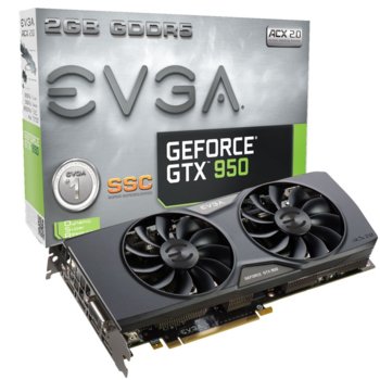 EVGA GF GTX 950 SSC ACX 2.0 2GB 02G-P4-2957-KR