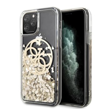 Guess Circle Liquid Glitter Hard GUHCN58LGGITDGO