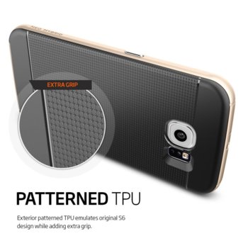 Spigen Neo Hybrid Case for Galaxy S6 black-gold