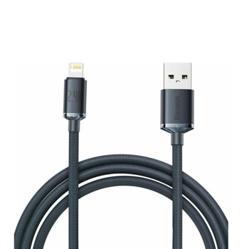 Кабел Baseus CAJY000101, от USB-A(м) към Lightning(м), 2 m, черен | JAR Computers Кабел Baseus CAJY000101