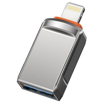 Адаптер Xmart OTG USB 3.0 - Lightning, от Lightning(м) към USB A(ж), сив image