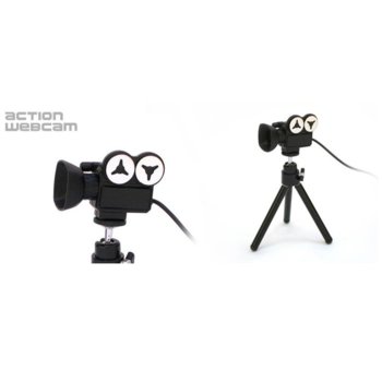 Уеб камера SATZUMA Action Webcam, микрофон