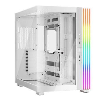 Кутия be quiet! Light Base 600 DX, ATX/microATX/Mini-ITX, 2x USB 3.2, 1x USB 3.2 Gen 2 Type-C, с прозорец, бяла, без захранване | JAR Computers be quiet! Light Base 600 DX White BGW66