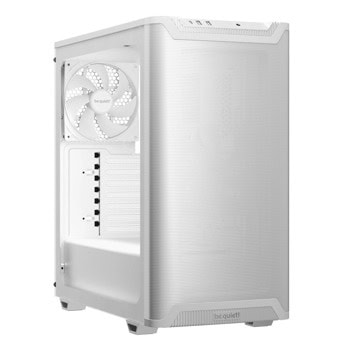 Кутия be quiet! Pure Base 501 Airflow Window, ATX/microATX/Mini-ITX, 2x USB 3.2, 1x USB 3.2 Gen 2 Type-C, 2x 140mm вентилатора, с прозорец, бяла, без захранване | JAR Computers be quiet! Pure Base 501 Airflow Window White BGW75