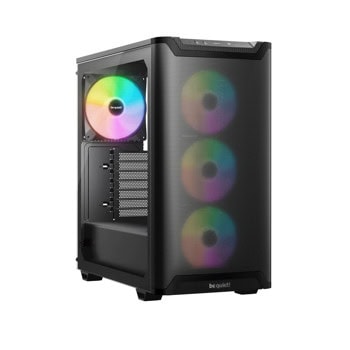 Кутия be quiet! Pure Base 501 LX, ATX/mATX/Mini-ITX, 1x USB 3.2 Type-C, черна, с прозорец, без захранване | JAR Computers Кутия be quiet! Pure Base 501 LX черна