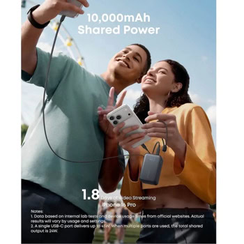 Anker Nano Power Bank 10K Black A1638H11 | JAR Computers Anker Nano Power Bank 10K Black A1638H11