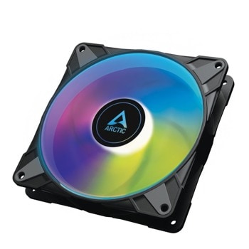Вентилатор 140mm, Arctic P14 PWM PST A-RGB 0dB (ACFAN00239A), 4-Pin, 1900 rpm, черен | JAR Computers Arctic Fan 140mm P14 PWM PST A-RGB ACFAN00239A