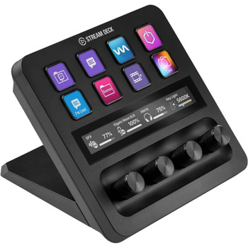 Стрийминг контролер Elgato Stream Deck Plus, 8 цветни LCD бутона, стойка, USB | JAR Computers Elgato Stream Deck Plus 10GBD9901