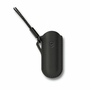Калъф за нож Victorinox Leather Pouch, кожен, черен | JAR Computers VICTORINOX Leather Pouch Dark Illusion 4.0670.3